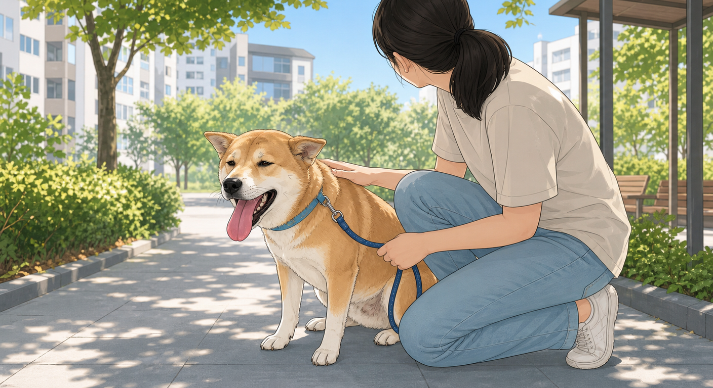 강아지 더위 먹었을 때 응급 신호와 대처법 — 열사병 증상 확인·식히는 5단계
